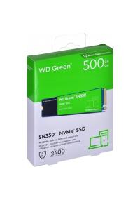 HDD_SSD-M.2 WD GREEN 500GB SN350 M.2 NVME 2400/1500MB/S GREEN WDS500G2G0C SSD - 1